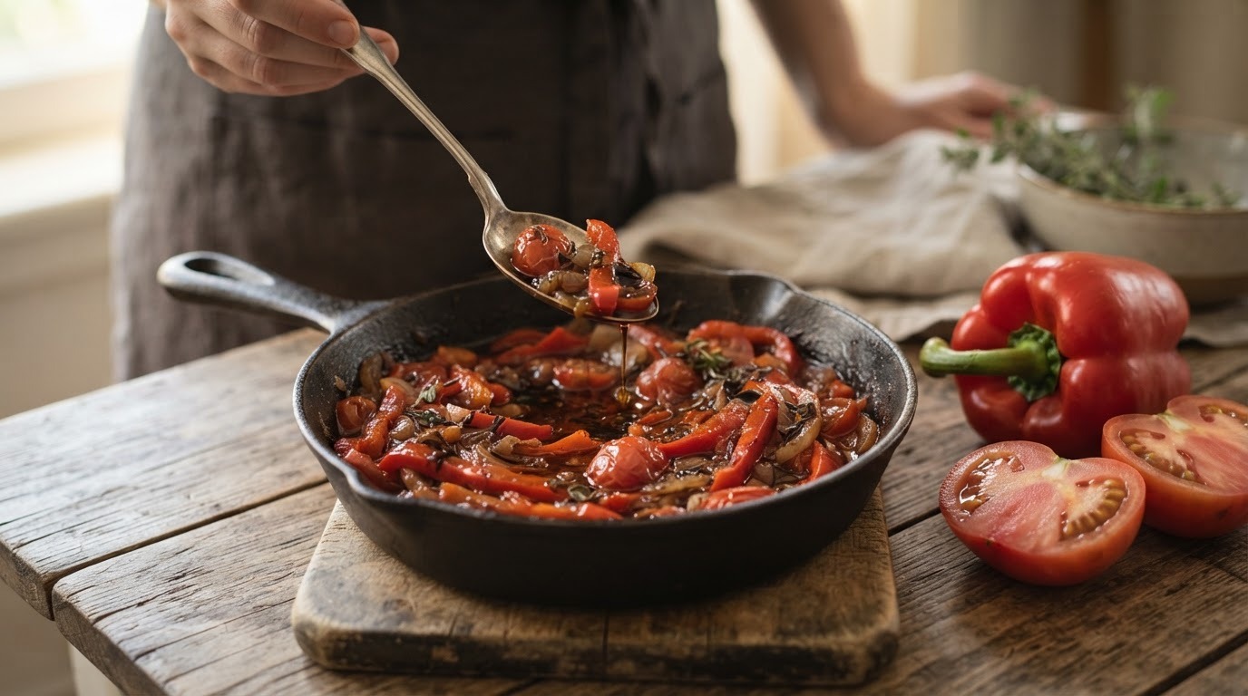 Paprika-tomatenmix
