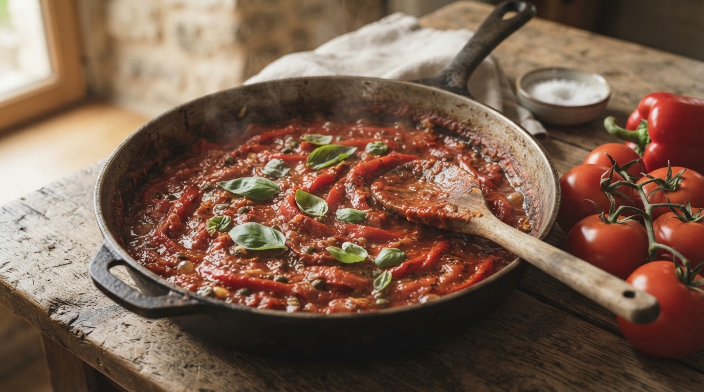 Paprika tomatensaus
