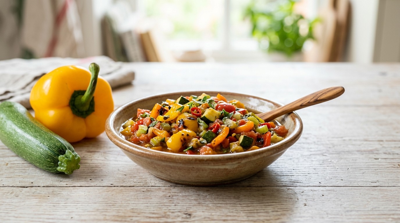 Paprikasalsa met Courgette