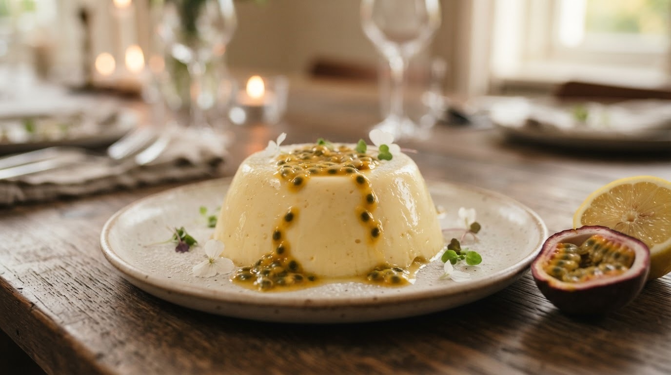Passievruchtenbavarois