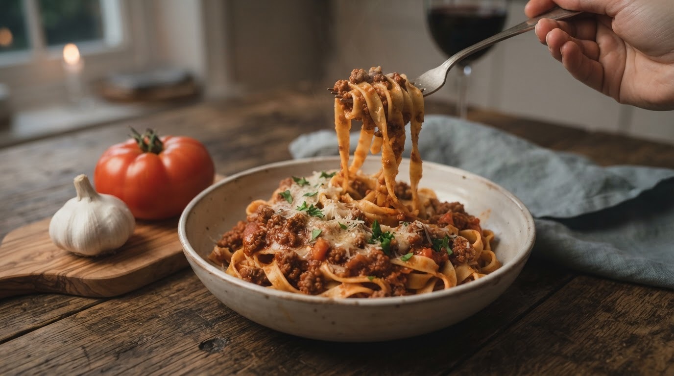 Pasta bolognese