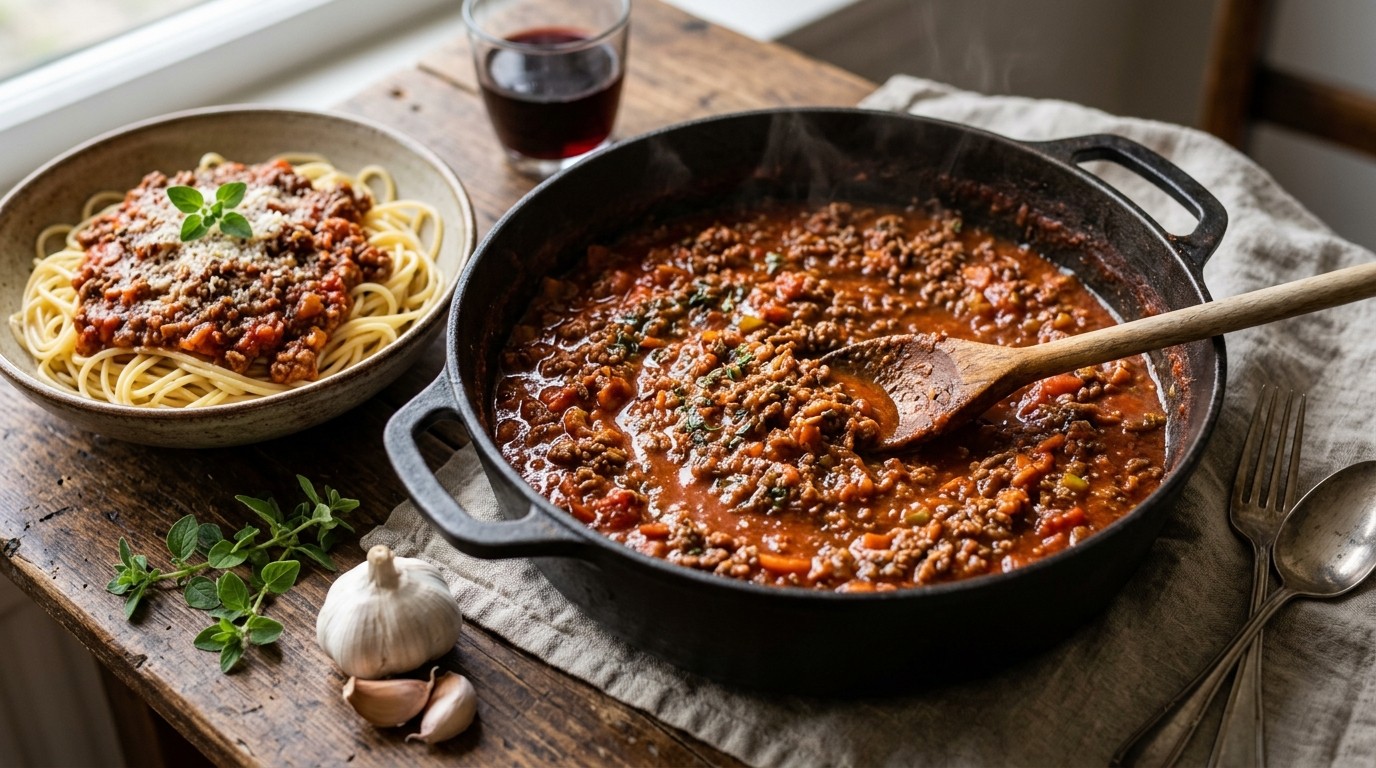 Pasta Bolognese Saus