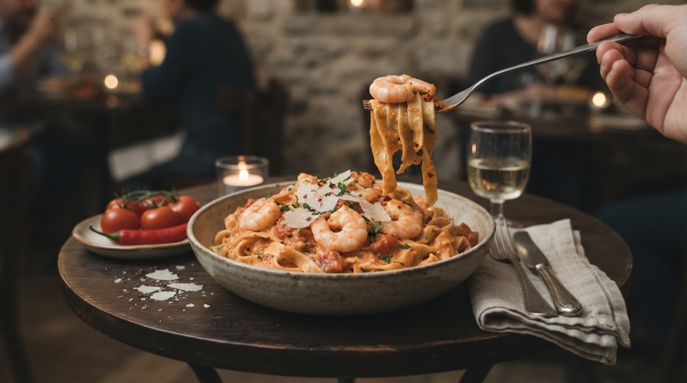 Pasta di scampi