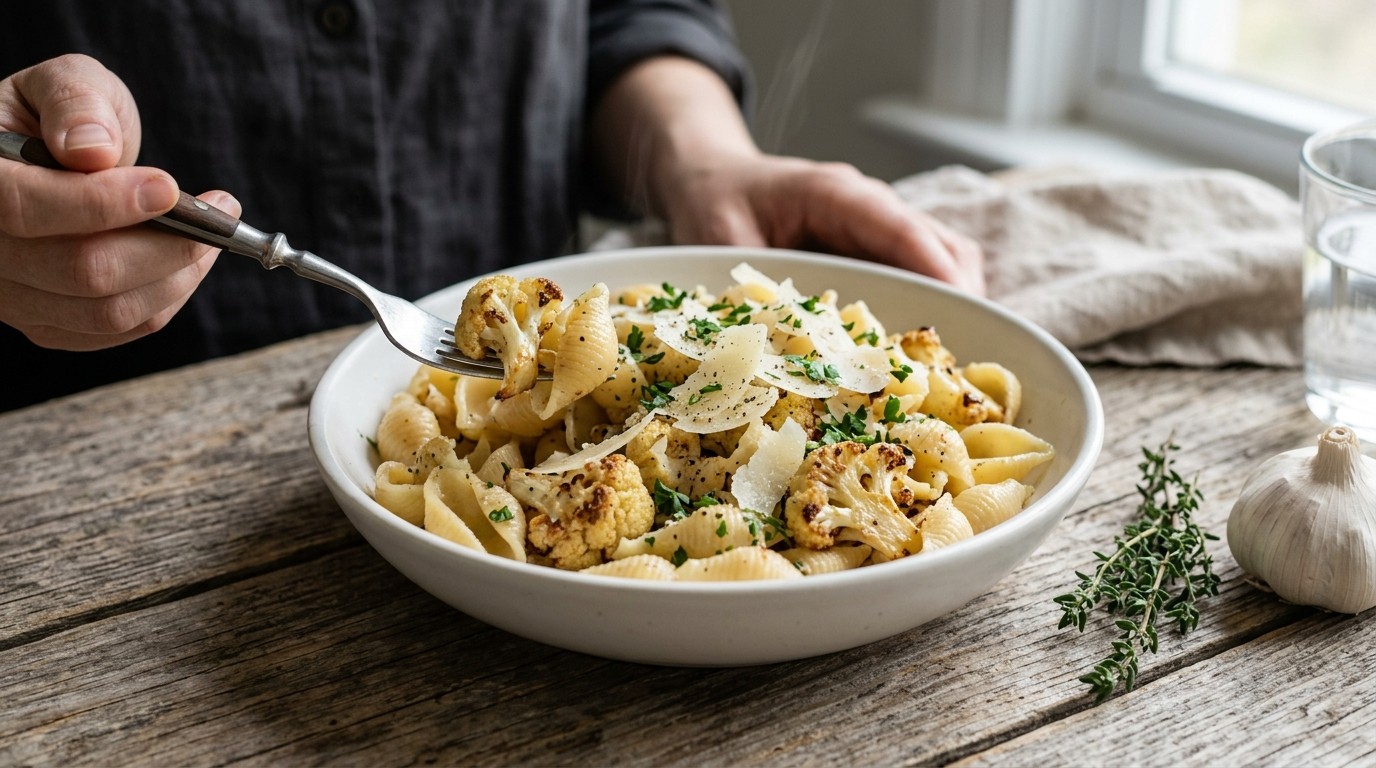 Pasta met Bloemkool
