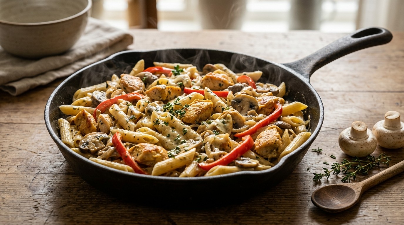 Pasta met Boursinsaus