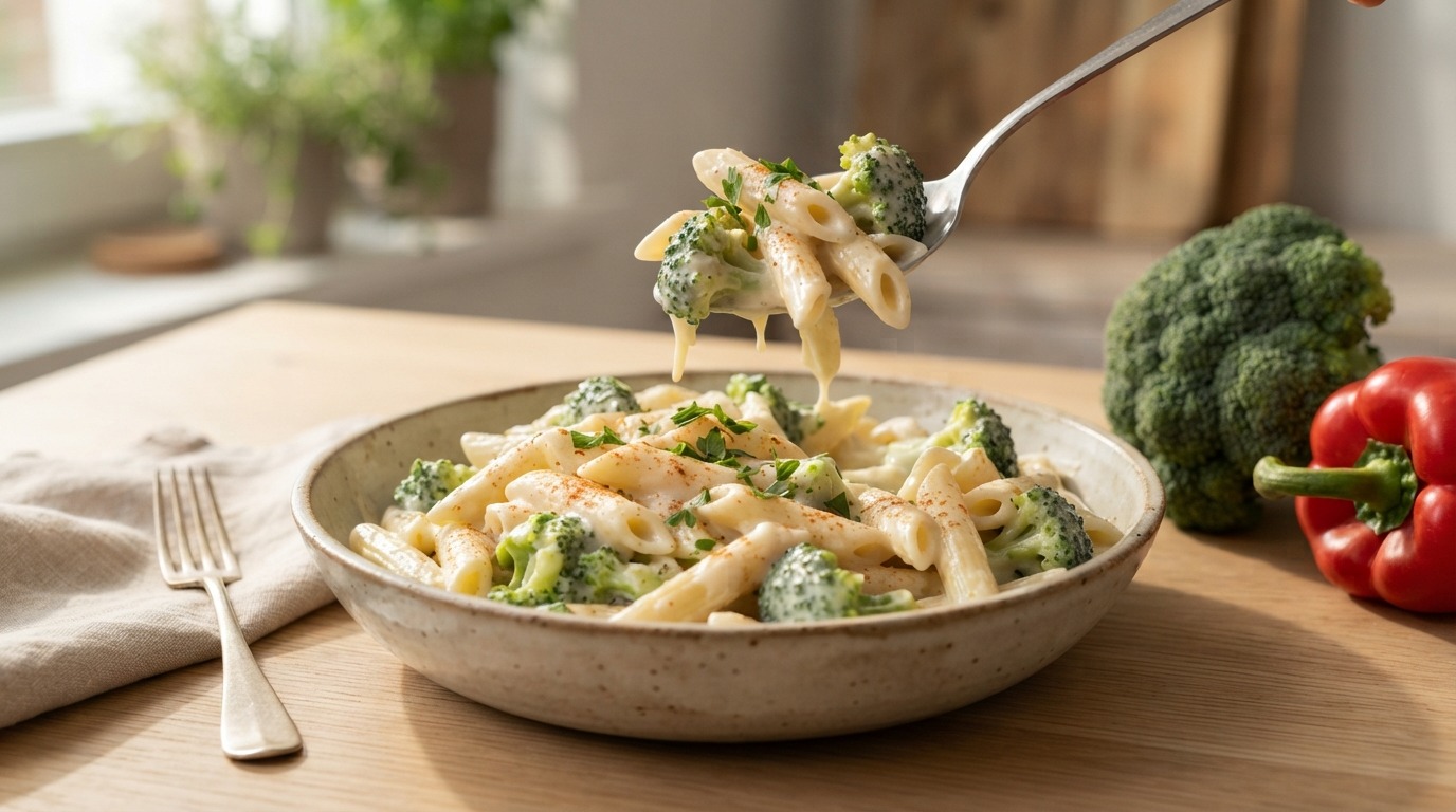 Pasta met broccoli mascarponesaus