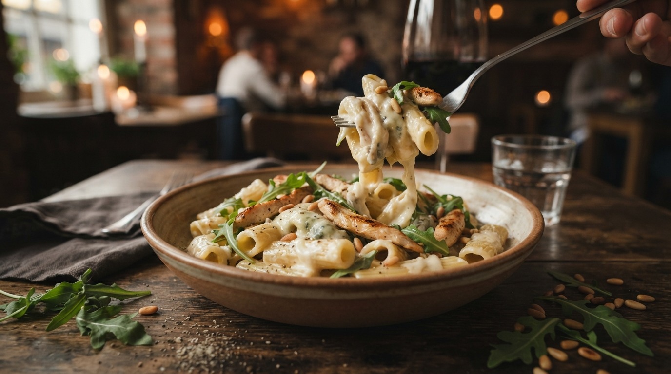 Pasta met mascarpone, gorgonzola