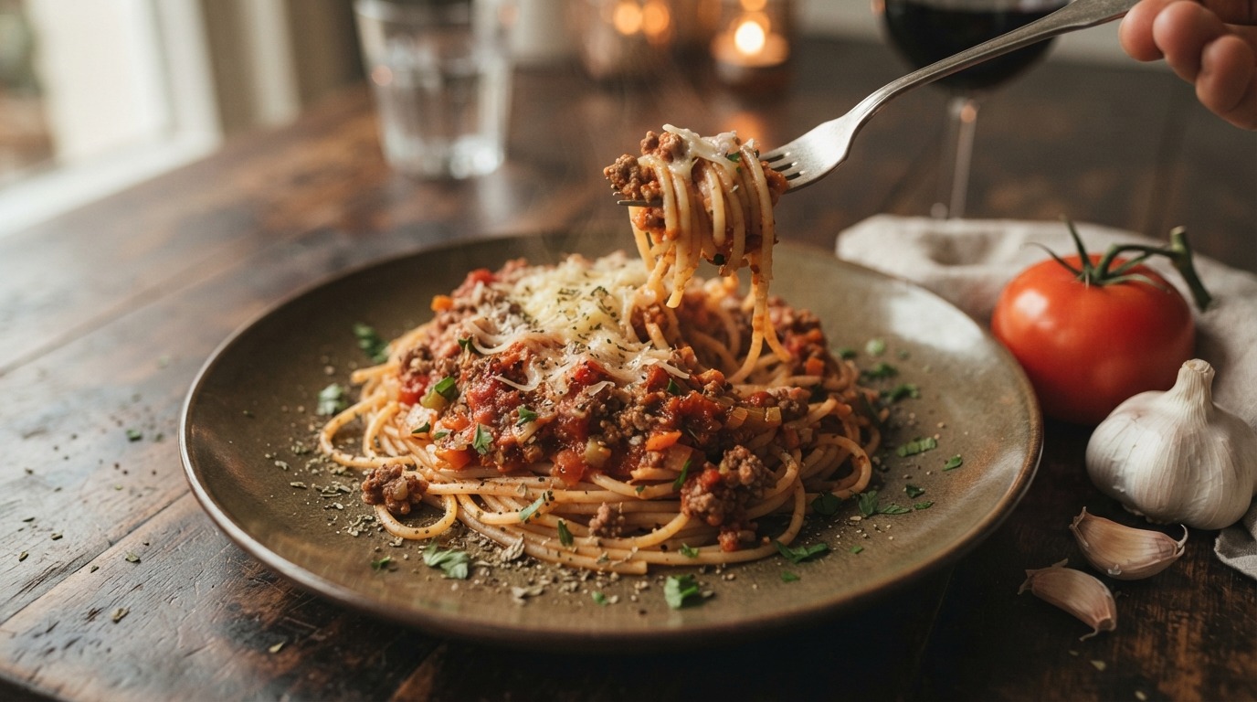 Pasta met tomatensaus