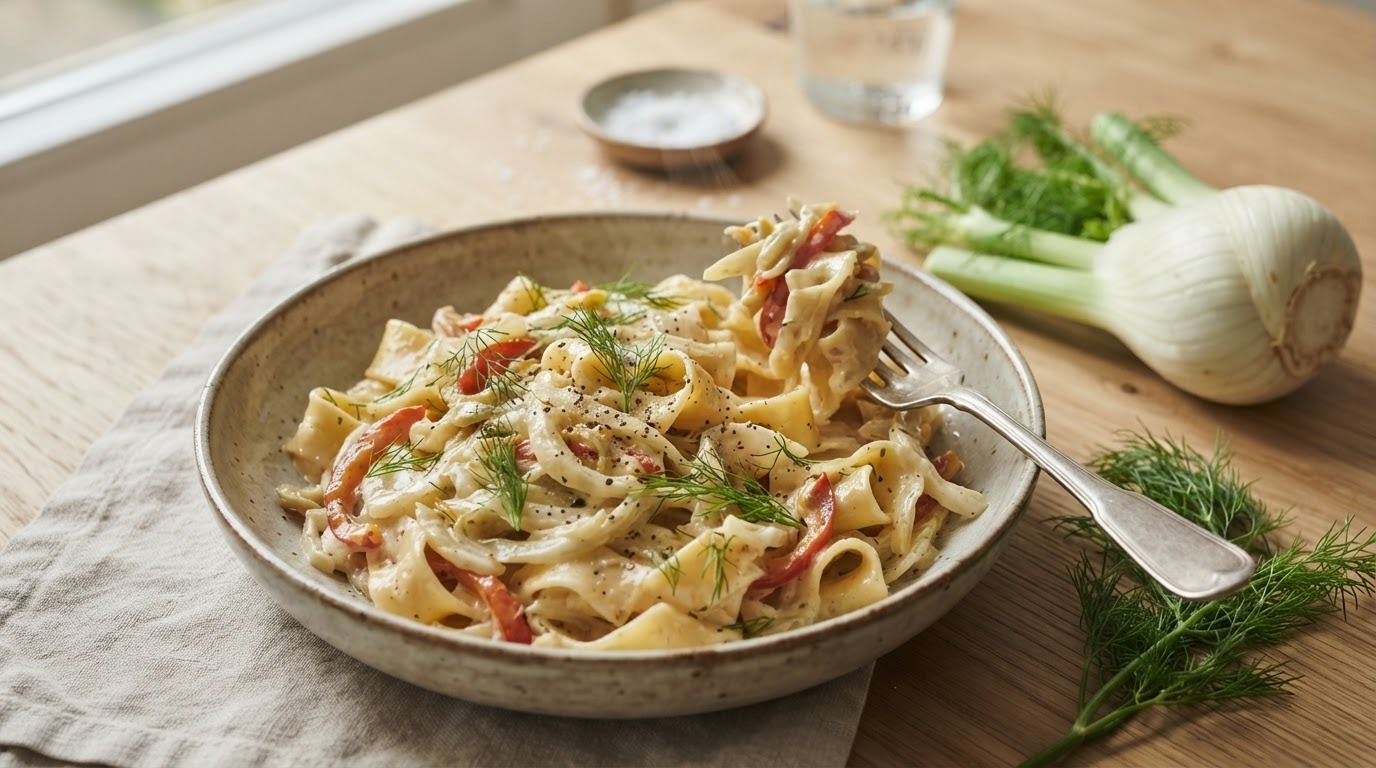 Pasta met venkel
