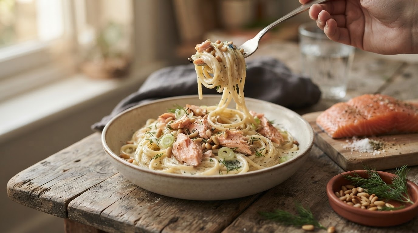 Pasta met vis
