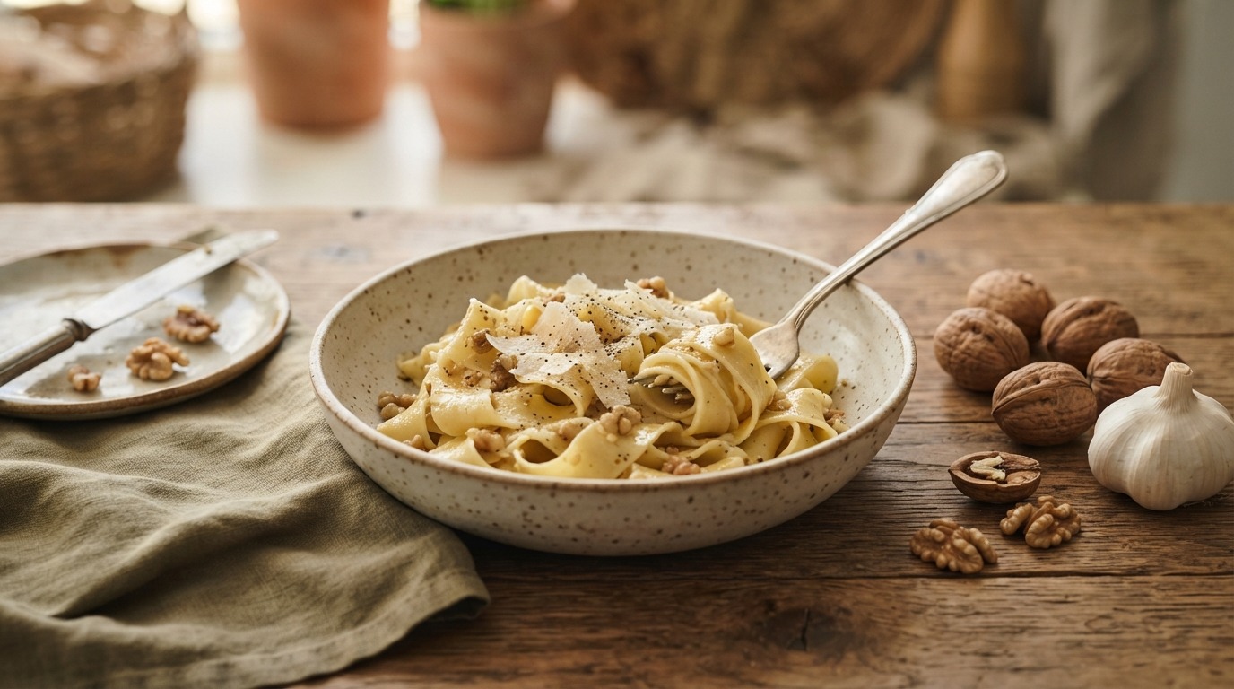 Pasta met Walnoten