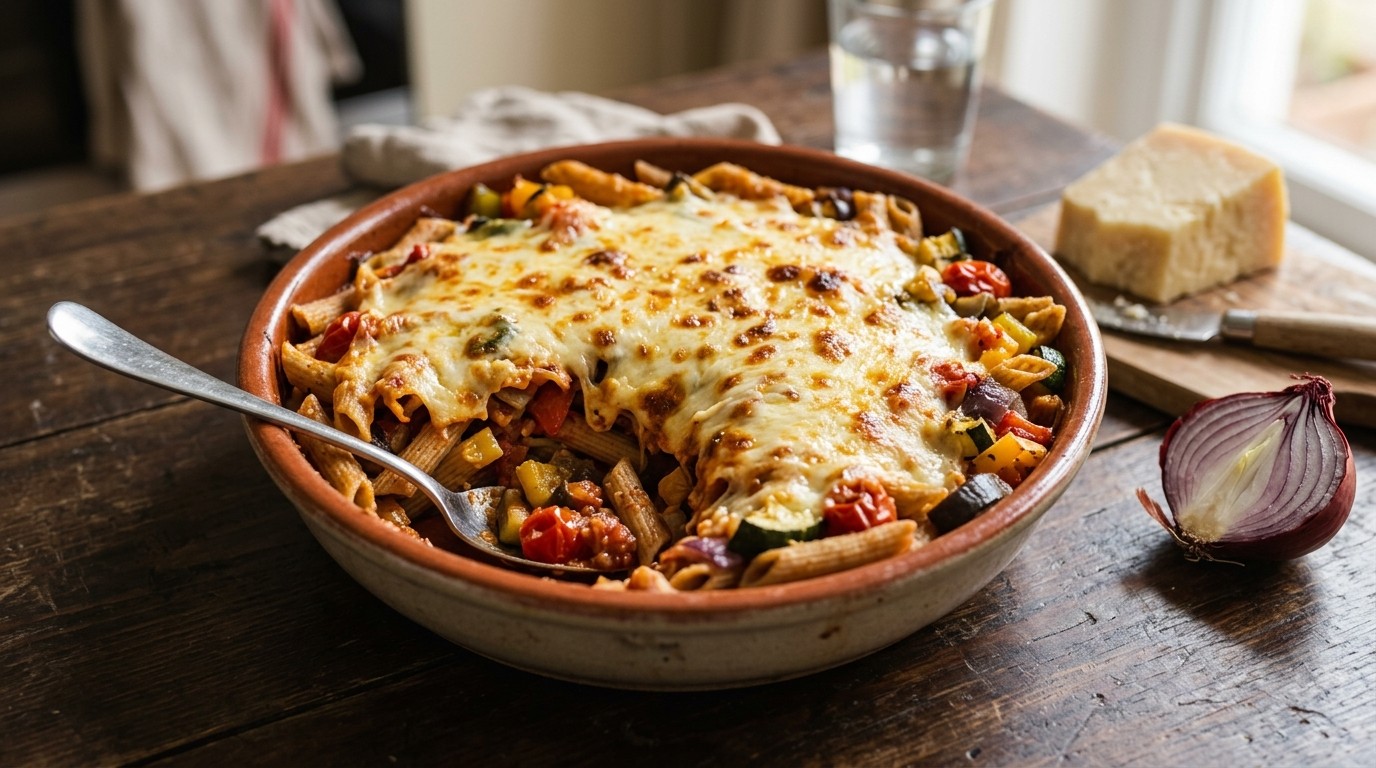 Pasta-ovenschotel met Kaas
