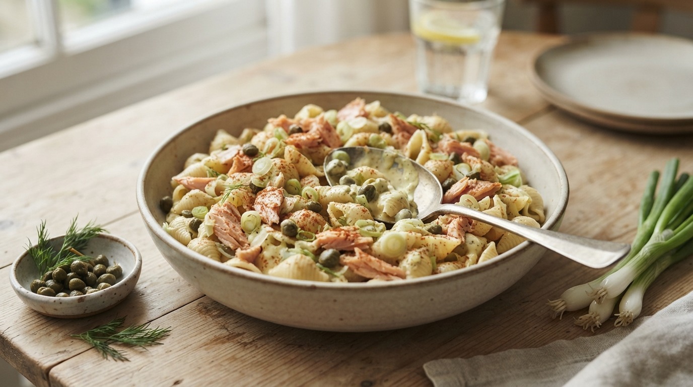 Pasta zalm-salade