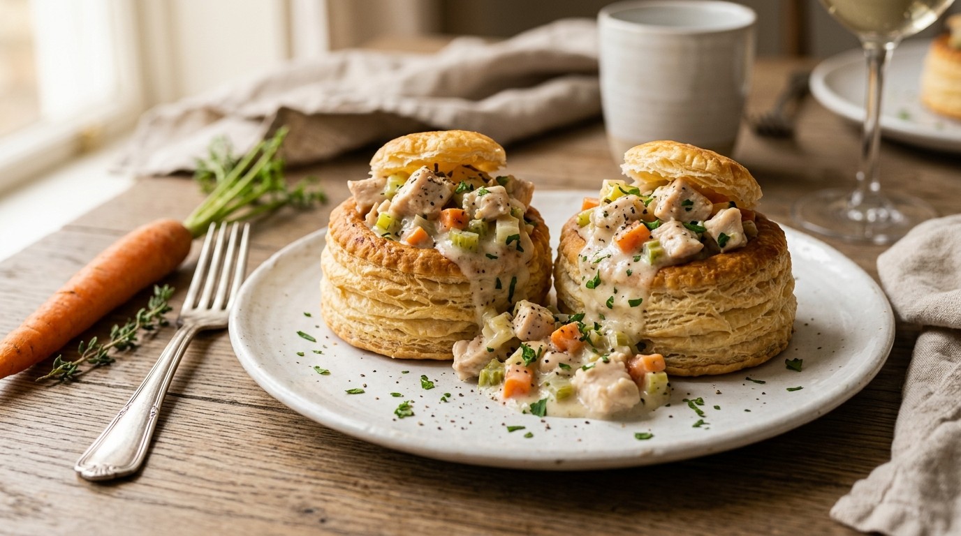 Pasteitjes met Kippenragout