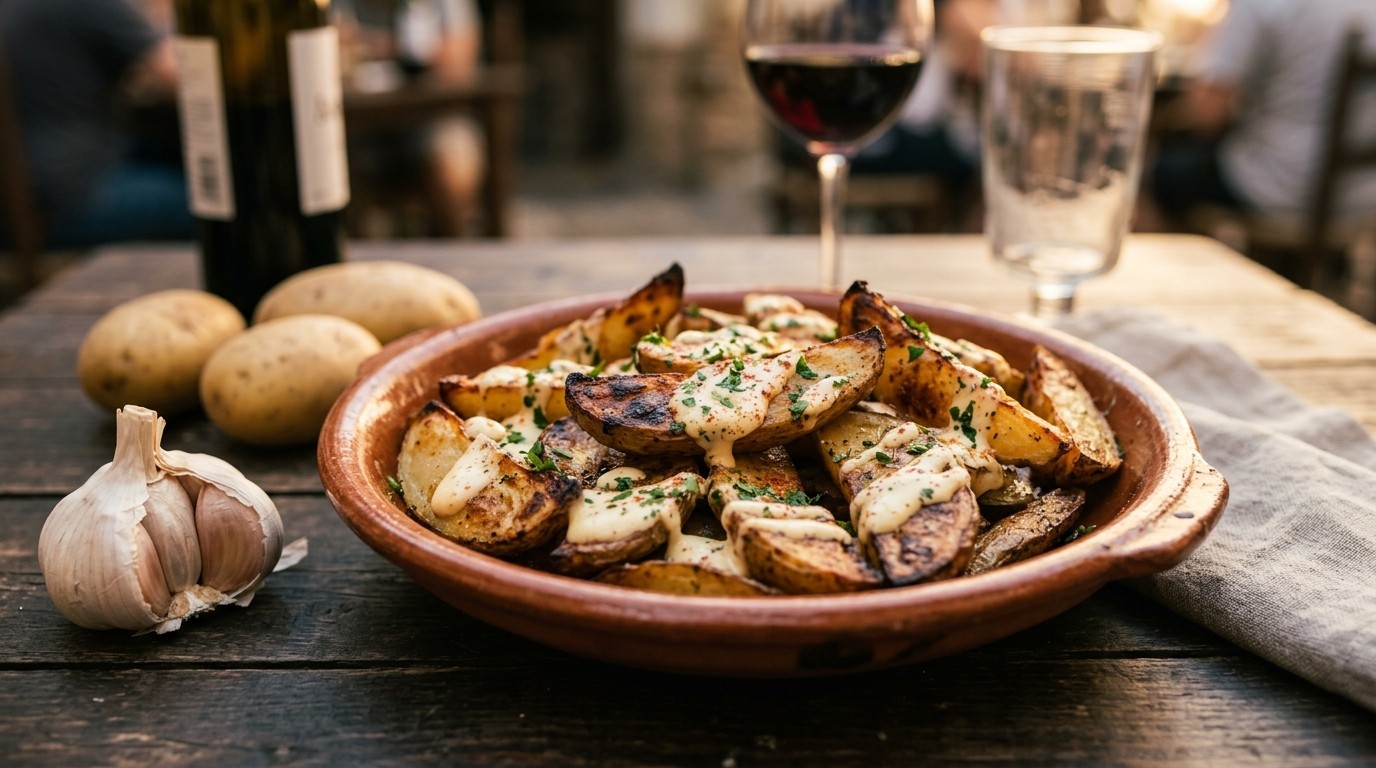 Patatas Asadas con ajo
