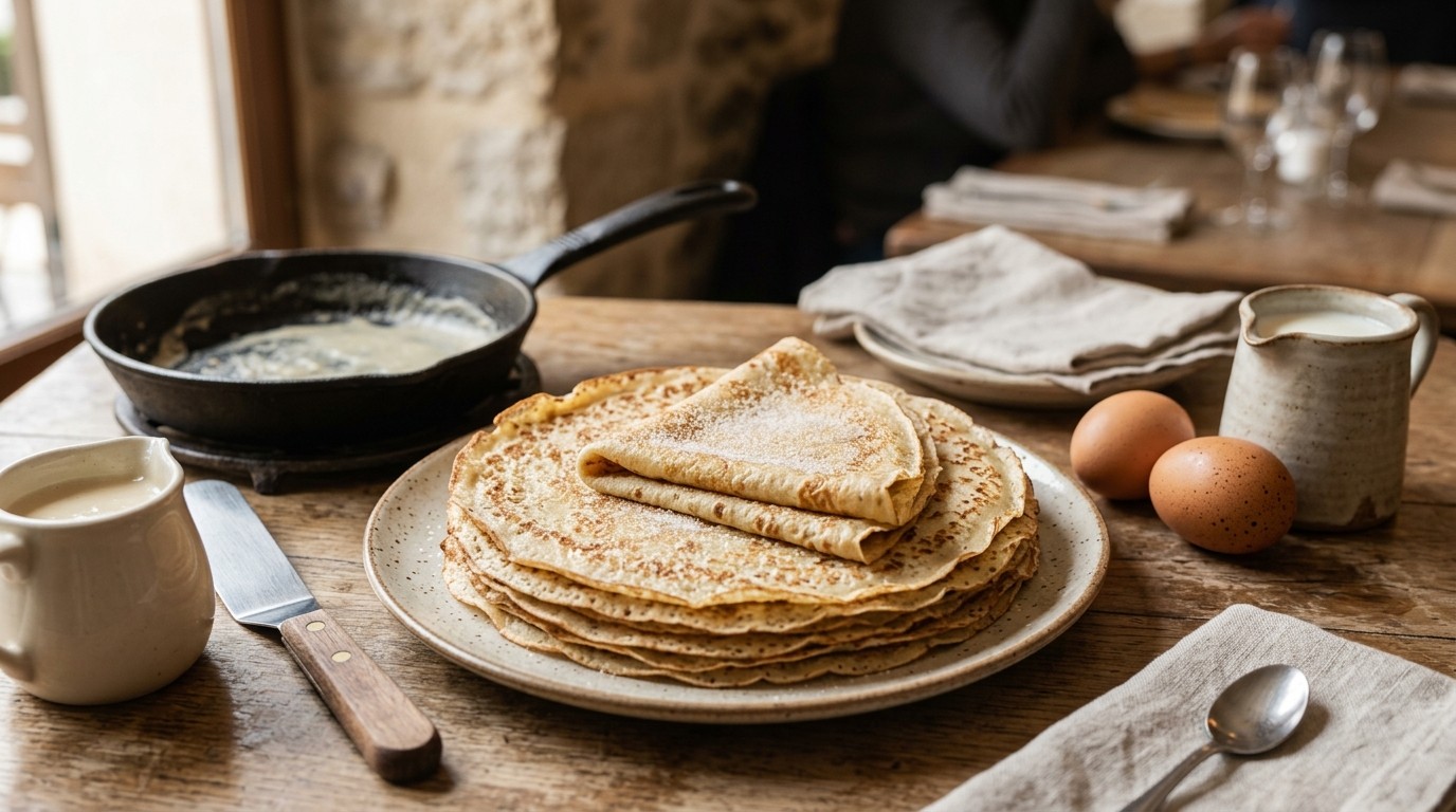 Pâte à crepe: basisrecept voor 12 crêpes