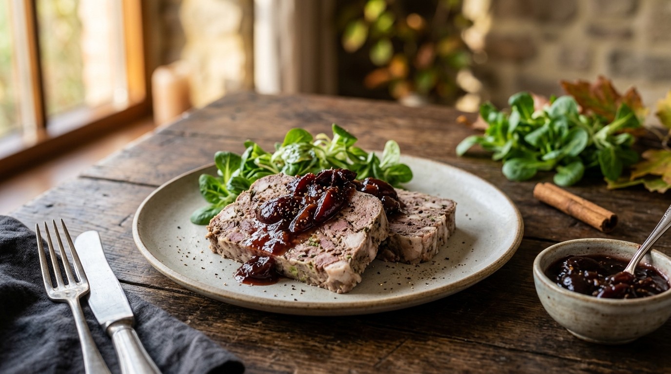 Paté met Pruimencompote en Bockbier