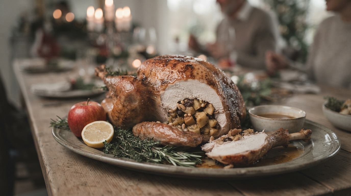 Pavo Navidad á la Menorque (kerstkalkoen op z'n Menorcaans)