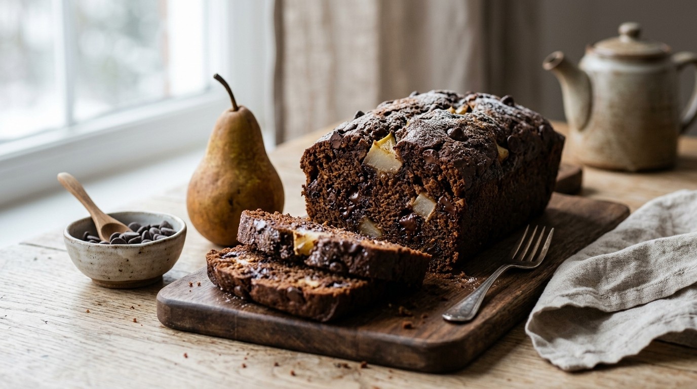 Peer Chocolade Kruidkoek