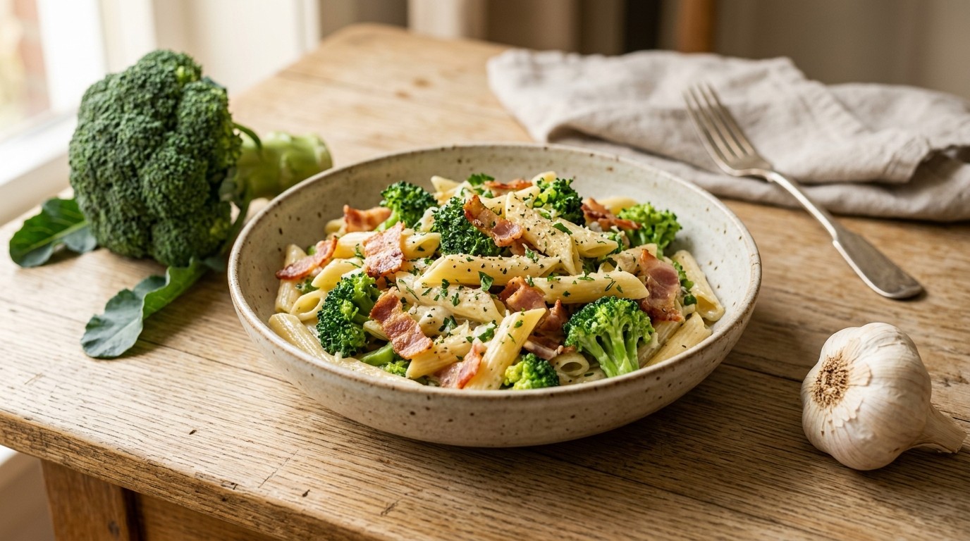Penne met Boursin