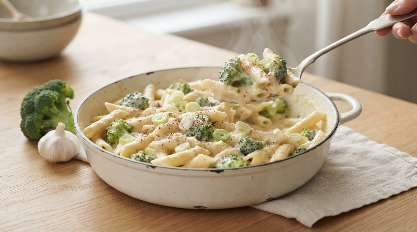 Penne met broccoli