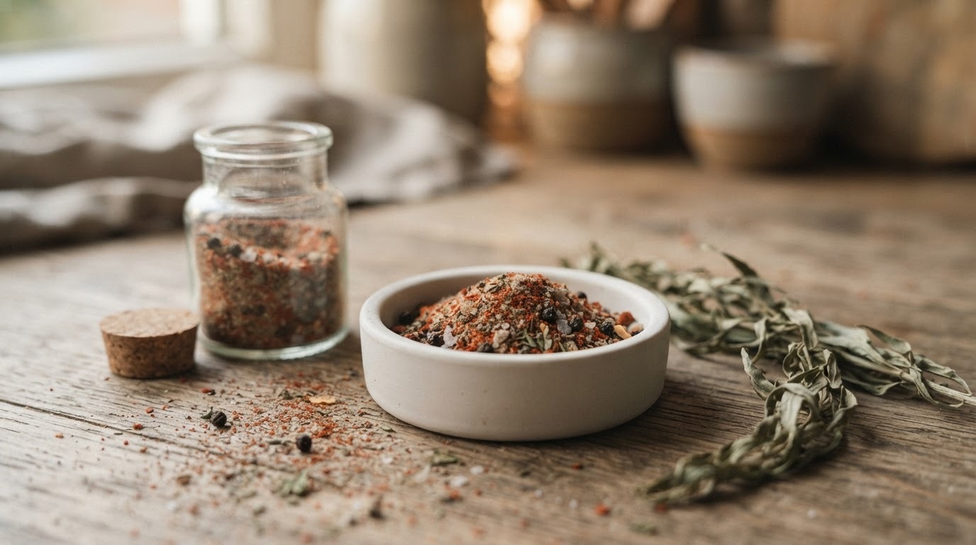 Pezo, een mengeling van peper & zout in een strooibusje