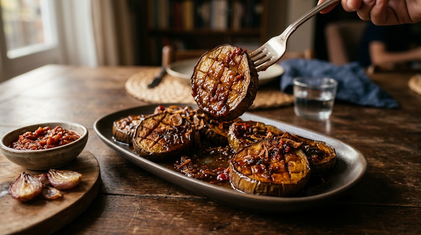 Pittige Indische Aubergines