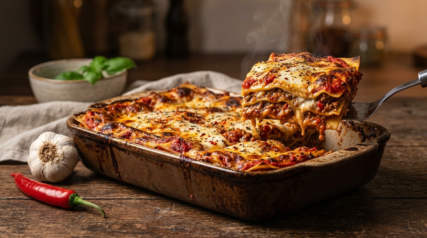 Pittige Lasagna