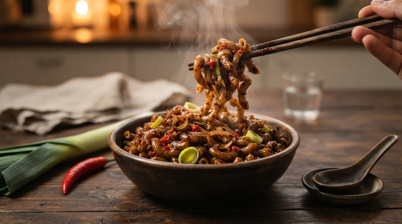 Pittige macaroni