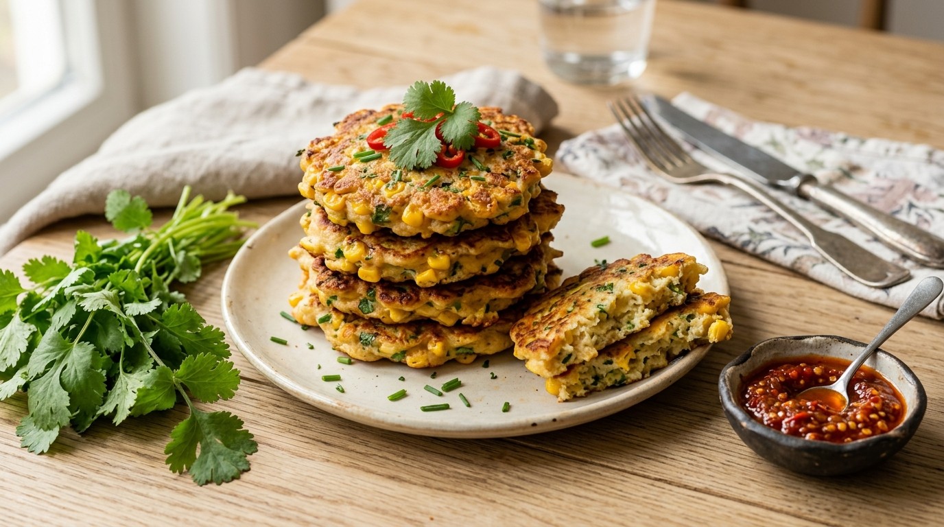 Pittige Maispannenkoekjes