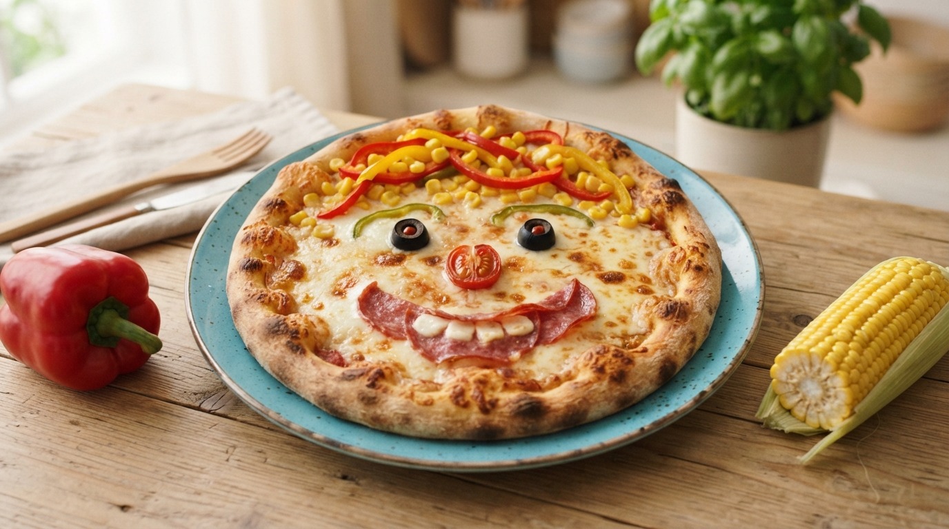 Pizza-mann (kinderrecept)