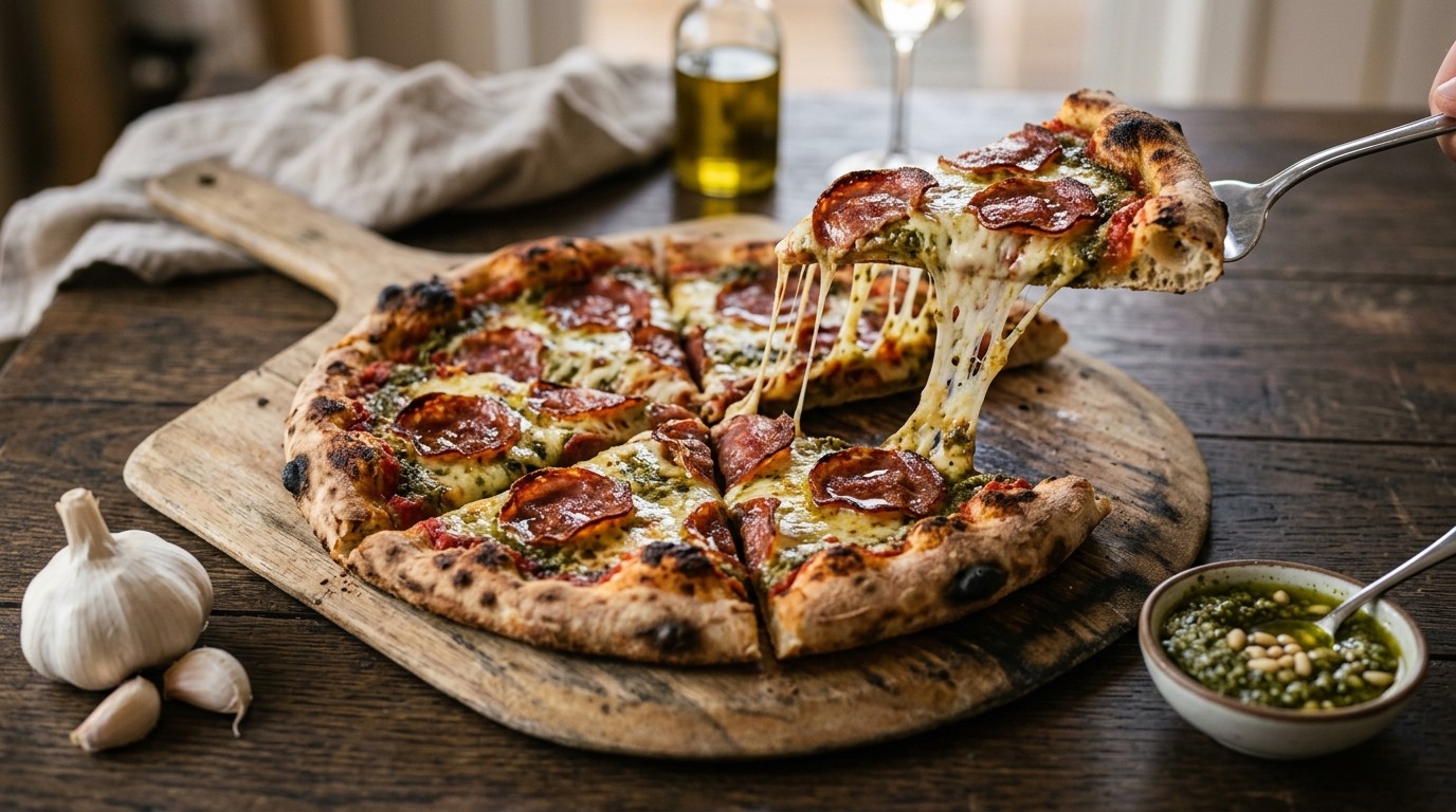 Pizza met Salami