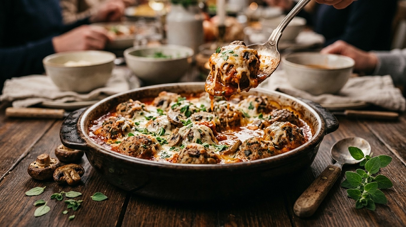 Pizzagehaktballen Voor Buffet