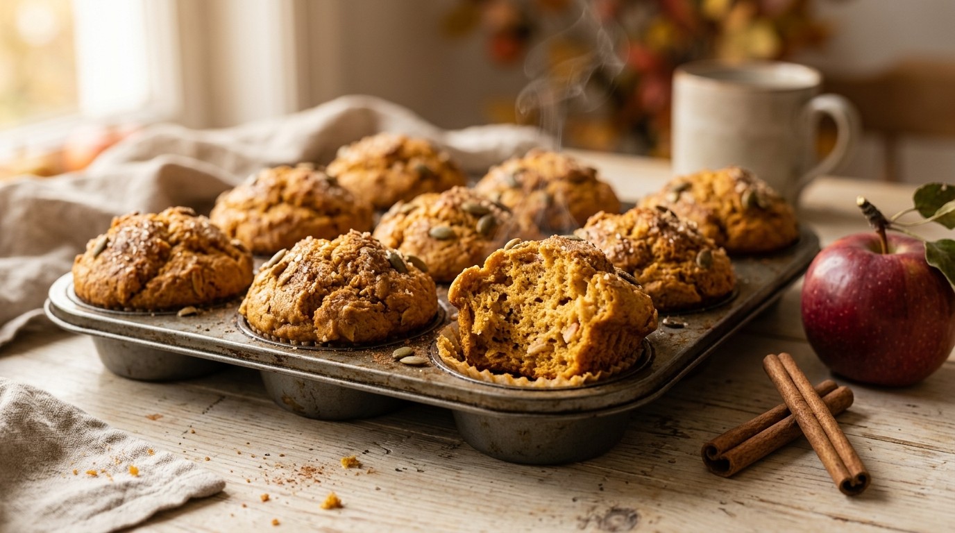 Pompoenmuffins