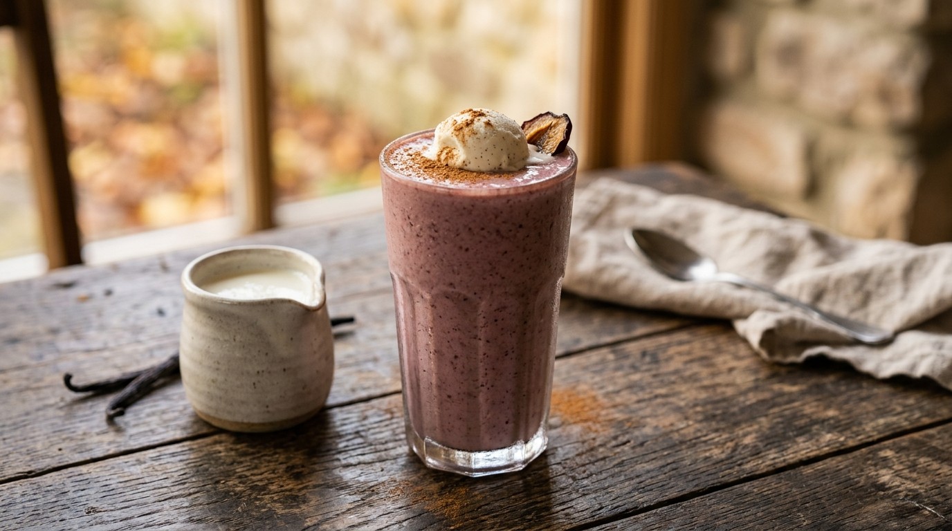 Pruimen-kaneelshake