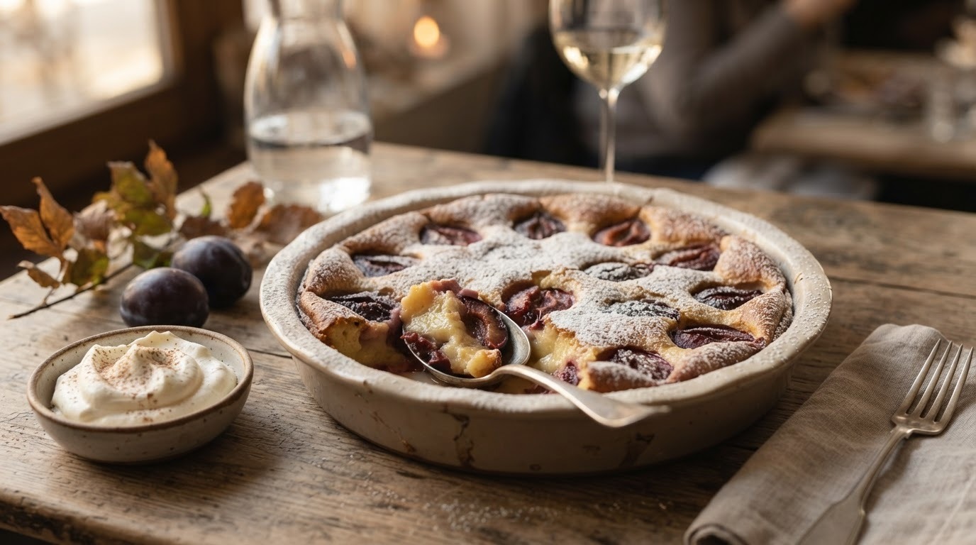 Pruimenclafoutis