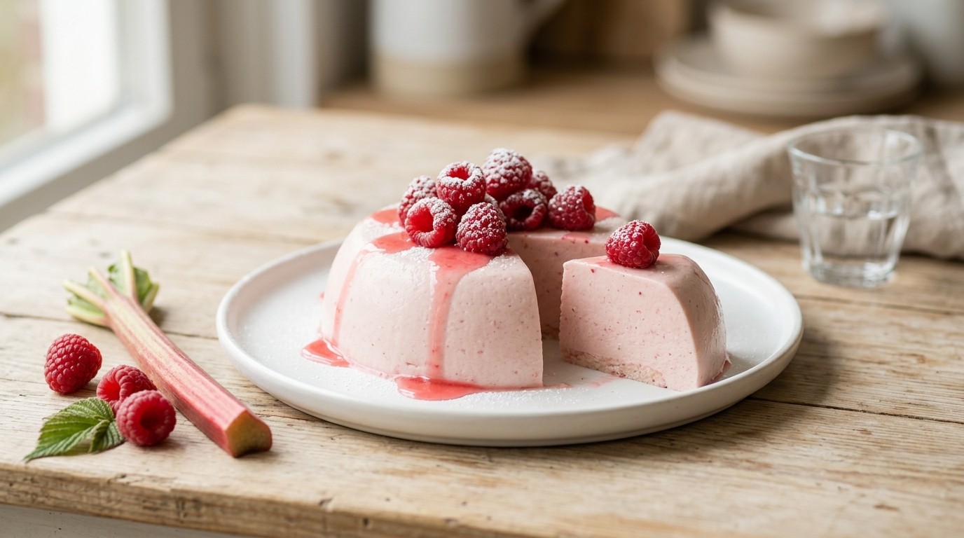 Rabarberbavarois
