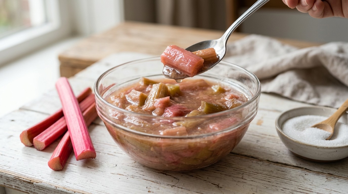 Rabarbercompote