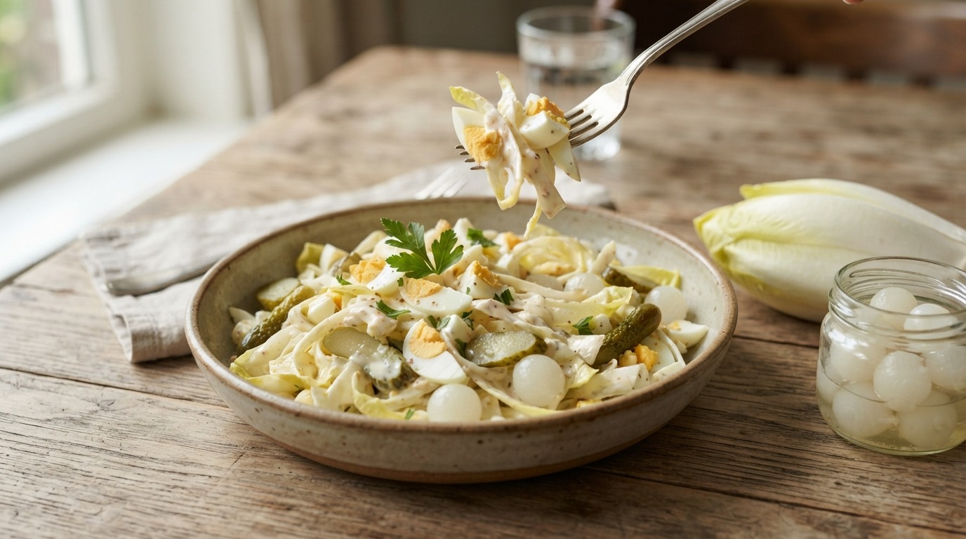 Rauwe witlof salade