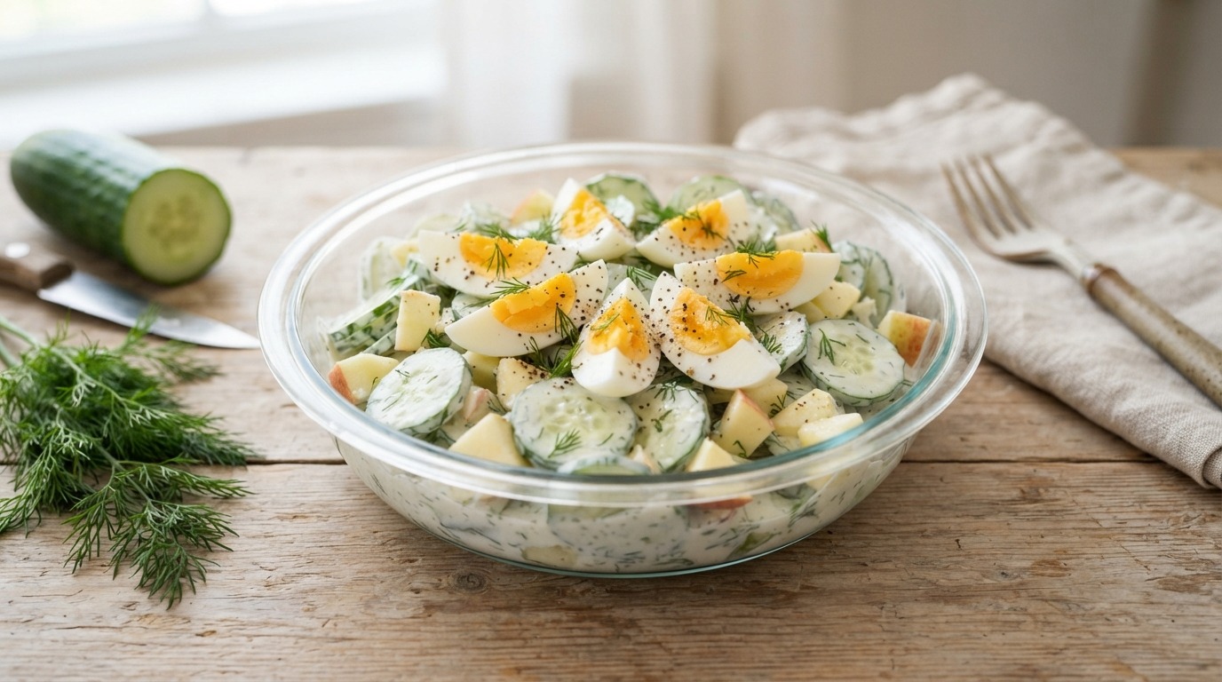 Rauwkostsalade komkommer