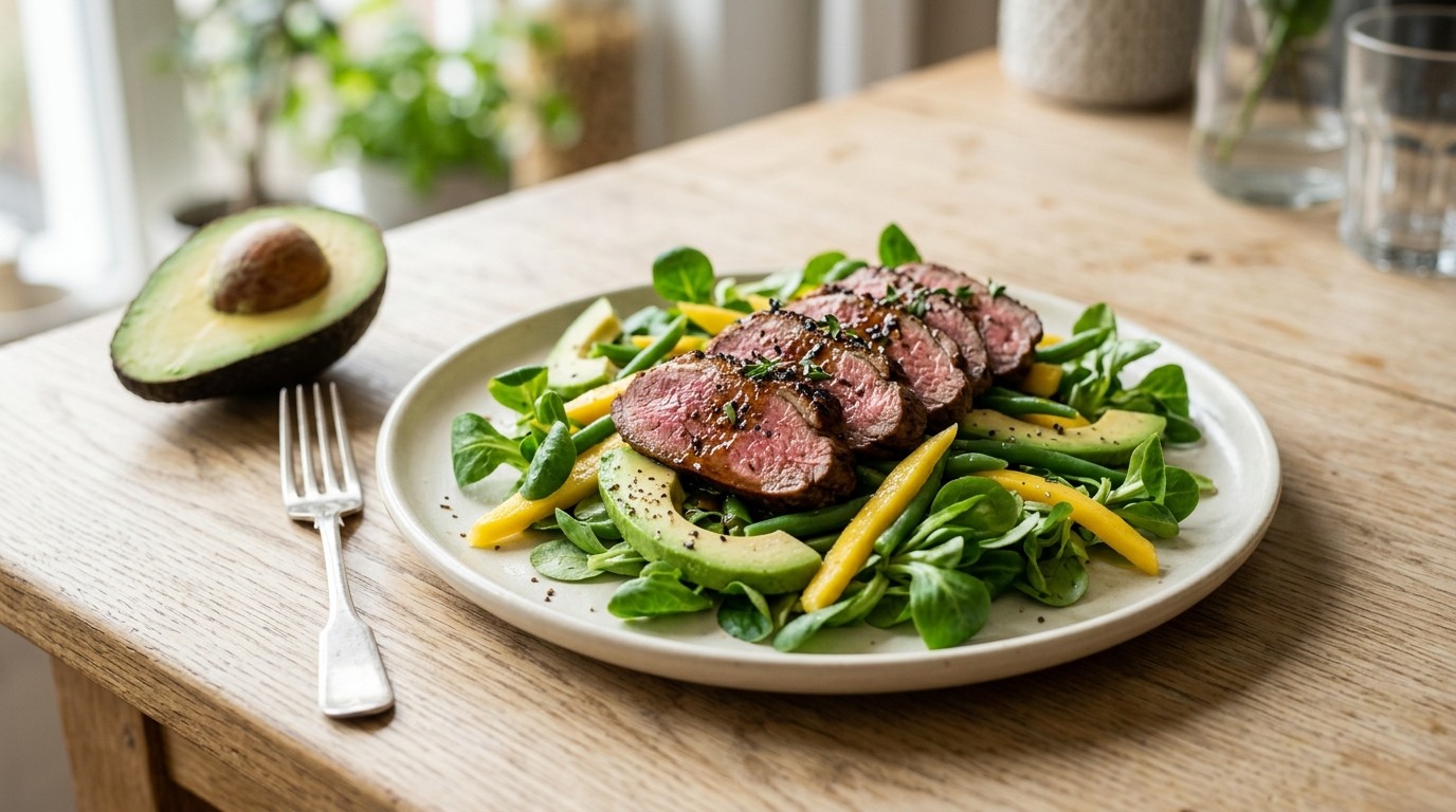 Reefilet met avocado