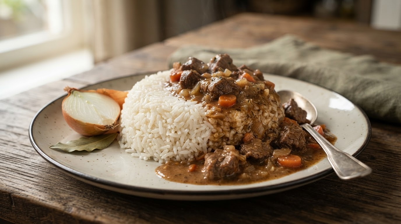 Rijst met ragout
