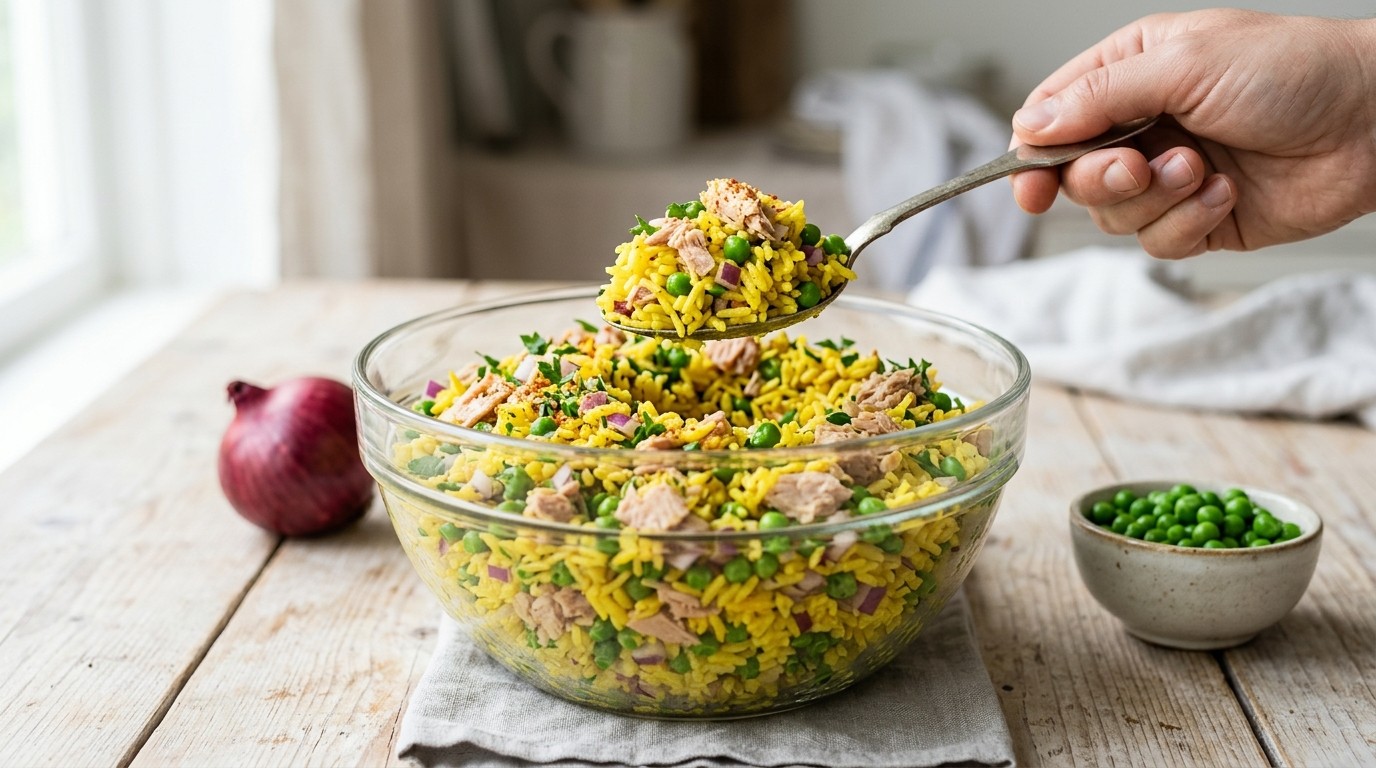 Rijstsalade met Tonijn