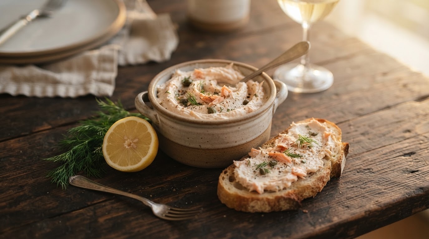 Rillettes van zalm