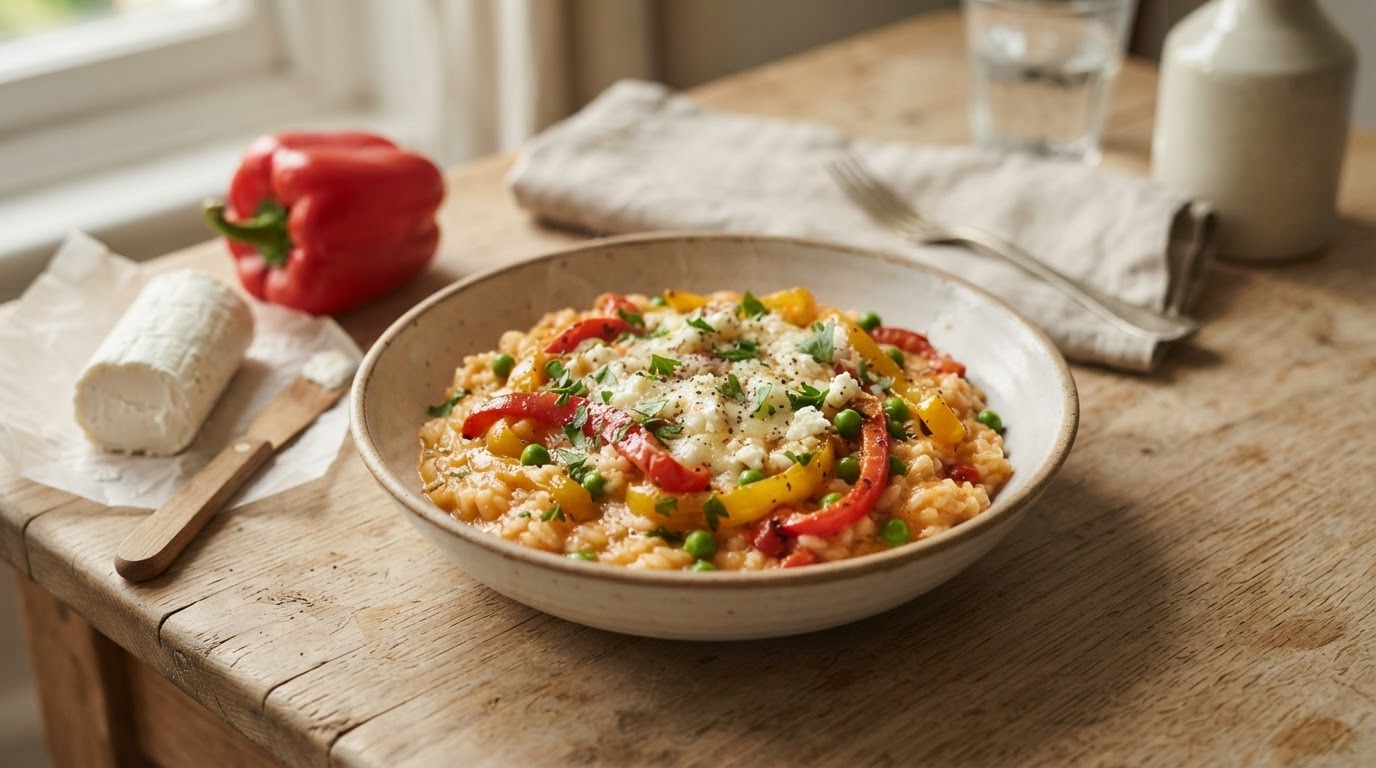 Risotto met paprika