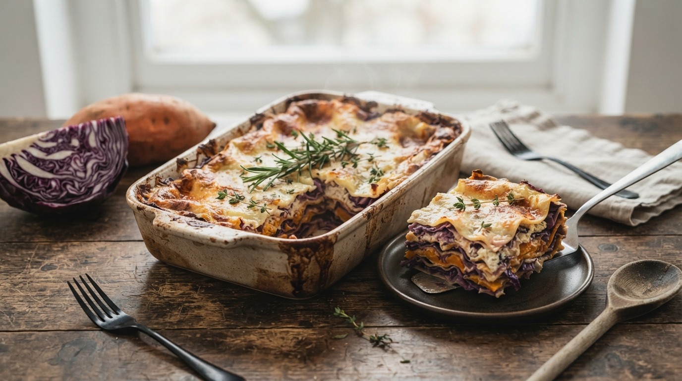 Rode koollasagne