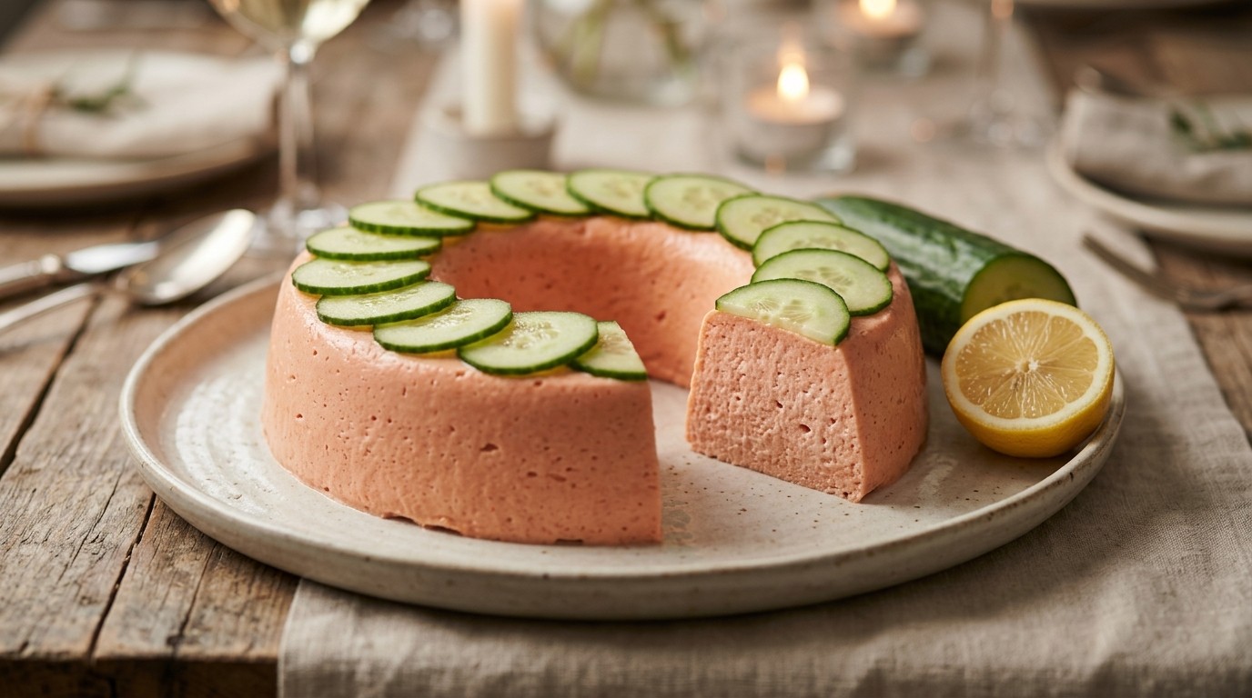 Rode zalm mousse