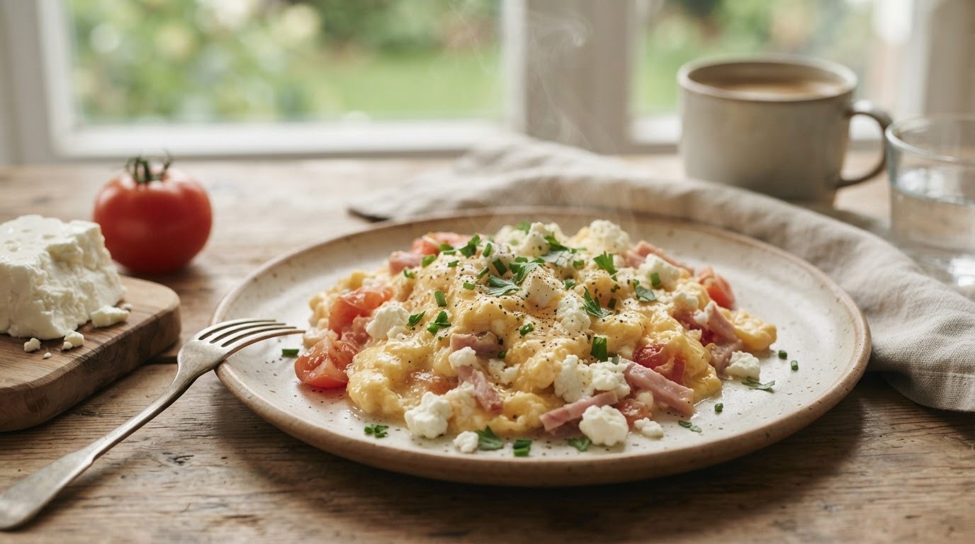 Roerei met Feta