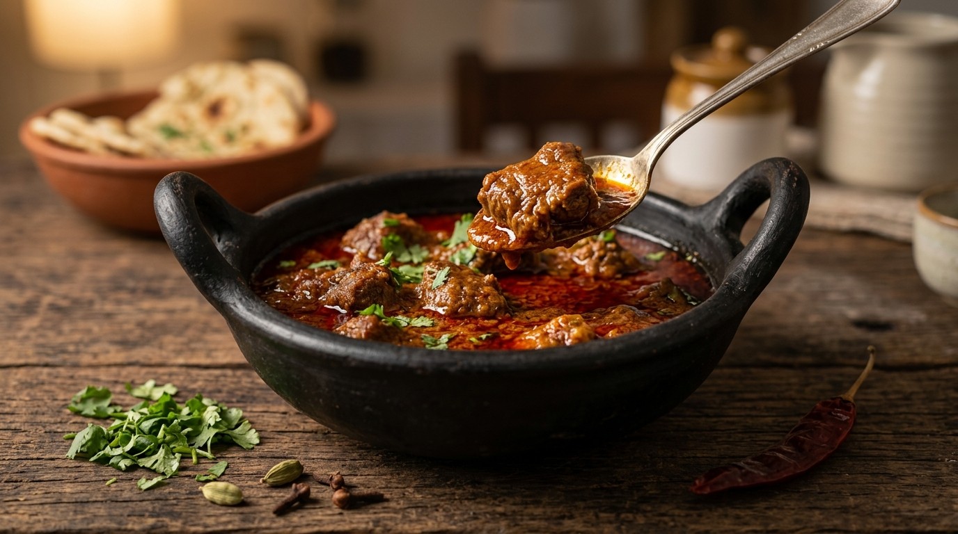 Rogan Gosht ( Malse Lamskerrie)