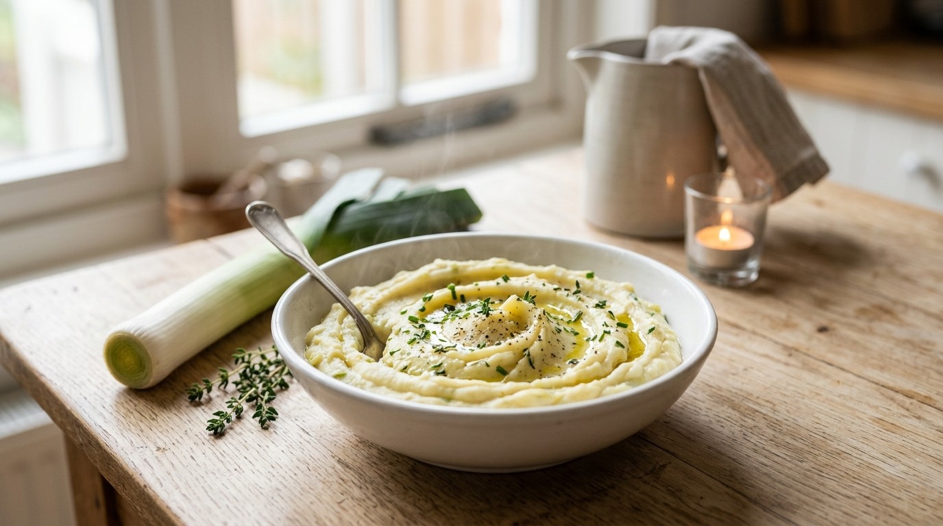 Romige Aardappelpreipuree
